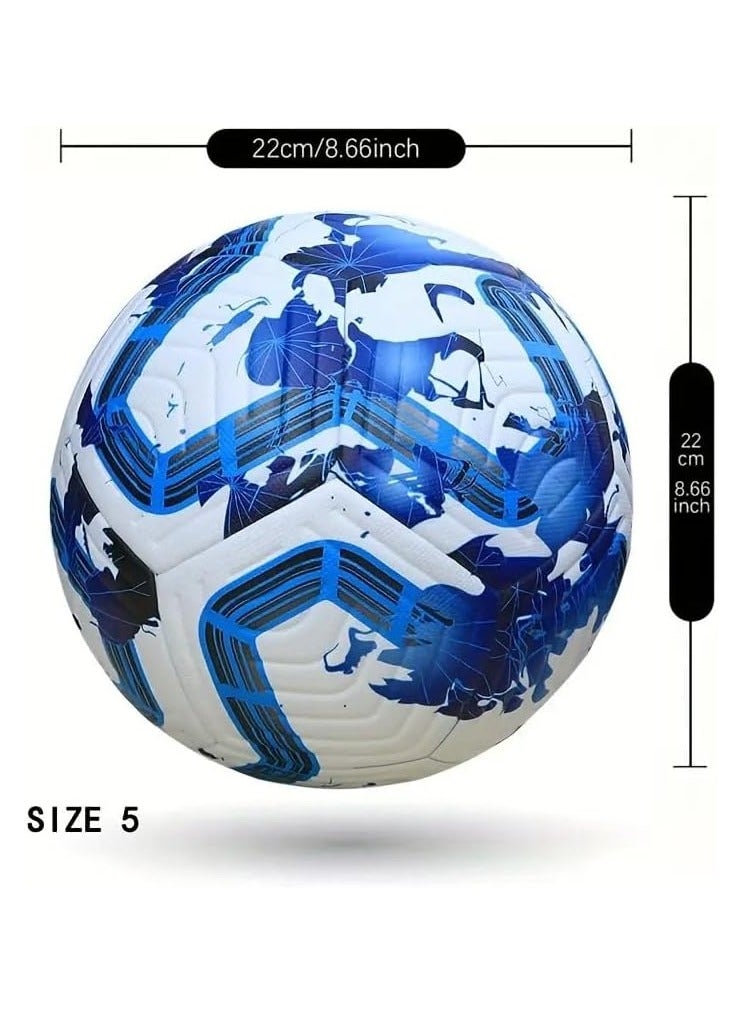 SportQ Professional Soccer Training Ball Size 5, Indoor Outdoor Soccer Training Ball for Soccer Players, Youth Soccer Fans, Training Competitions, Universal Ball
