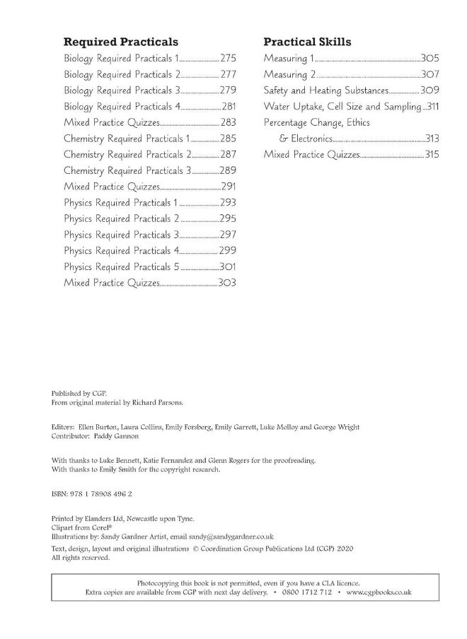 null - Coordination Group Publications Ltd (CGP) GCSE Combined Science AQA Knowledge Retriever - Foundation - Image 1