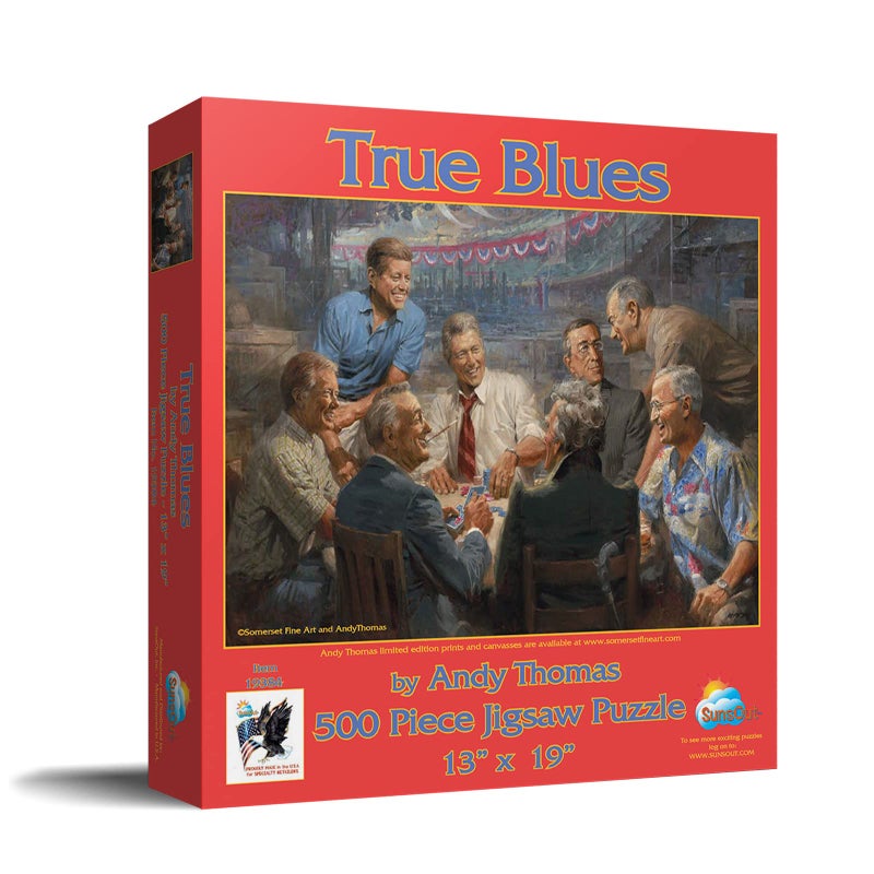 SUNSOUT INC  True Blues  500 pc Jigsaw Puzzle by Artist Andy Thomas  Finished Size 13 x 19  MPN 19384 - Image 3