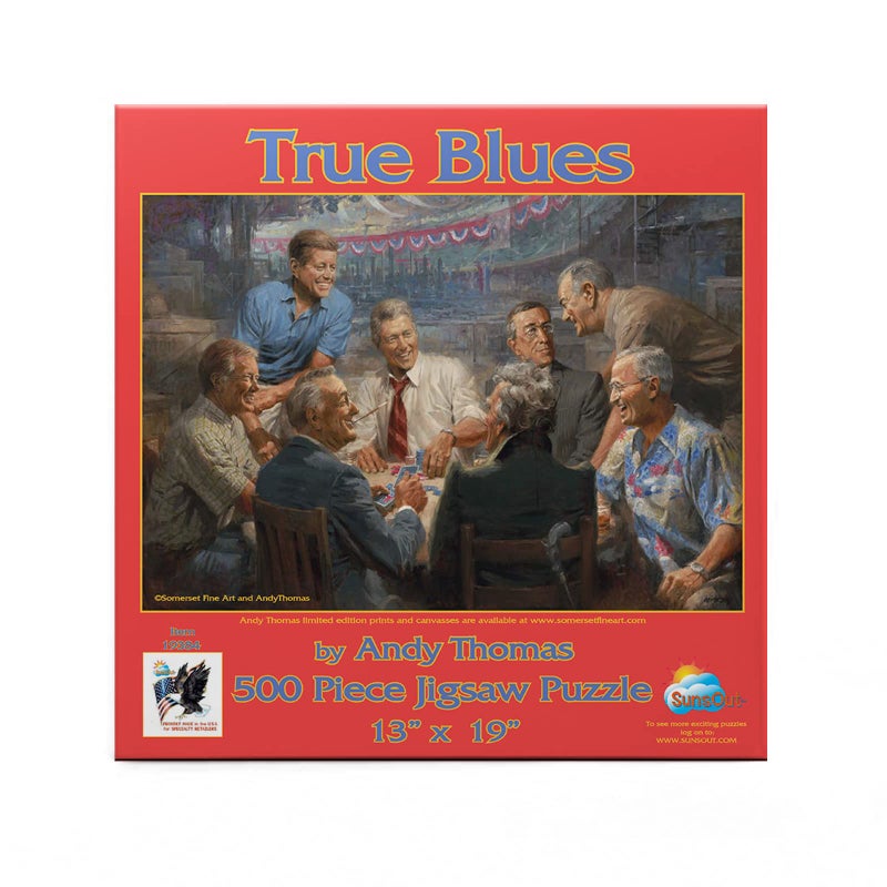 SUNSOUT INC  True Blues  500 pc Jigsaw Puzzle by Artist Andy Thomas  Finished Size 13 x 19  MPN 19384 - Image 2