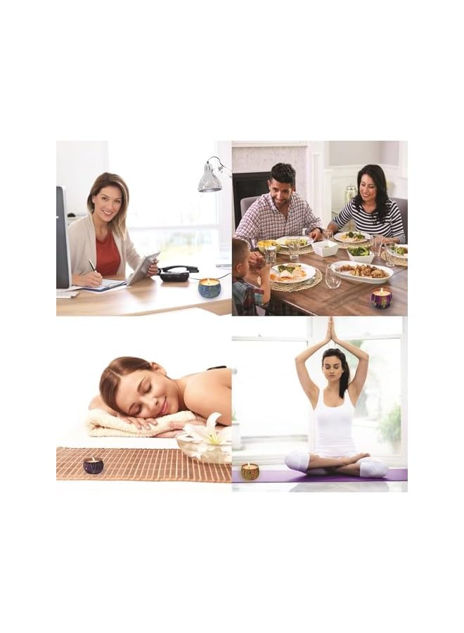 The Bros Scented Candles Gift Set, 4 Pack Aromatherapy Candles, Stress Relief Gifts for Women, Up to 120H Burning, Candles for Home Scented, Ideal for Birthday, Diwali, Christmas Gifts - Image 5