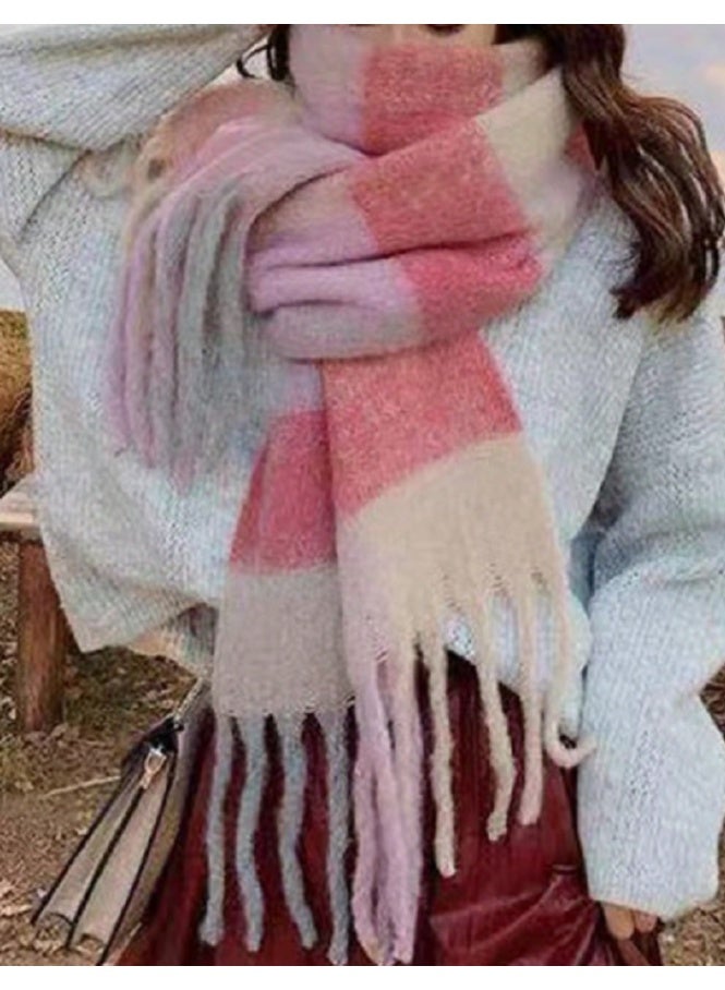 Shein 1pc Cute & Fashionable Cartoon Peking Duck Pattern Premium Soft Feel Scarf, Warm & Comfortable For Work - Image 4