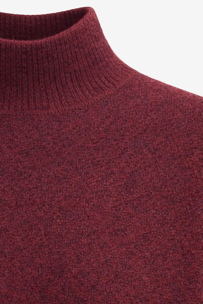 Mixray MIXRAY Oversized Ribbed Turtleneck Sweater