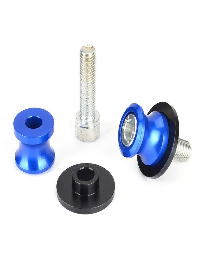 Goldfire 2pcs 10MM M10 X1.25 Motorcycle Swing arm Sliders Spools CNC Swing Arm Stand Screw for FZR 1000/600R/400 for Kawasaki Z750 /Z750S/ Z750R /ER-6F /ER-6N /Duke 125/200/390 (Blue) - Image 3