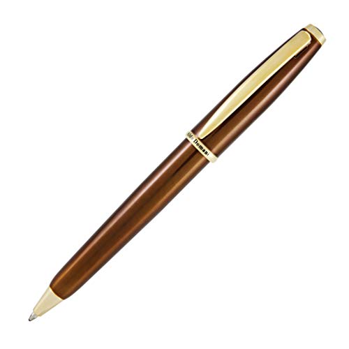Monteverde USA Aldo Domani Ballpoint Pen Brown Elegant Italian Design Smooth Writing Experience - Image 1