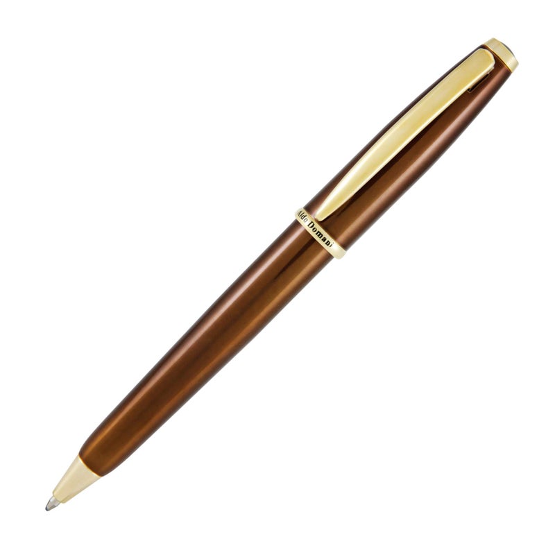Monteverde USA Aldo Domani Ballpoint Pen Brown Elegant Italian Design Smooth Writing Experience - Image 2