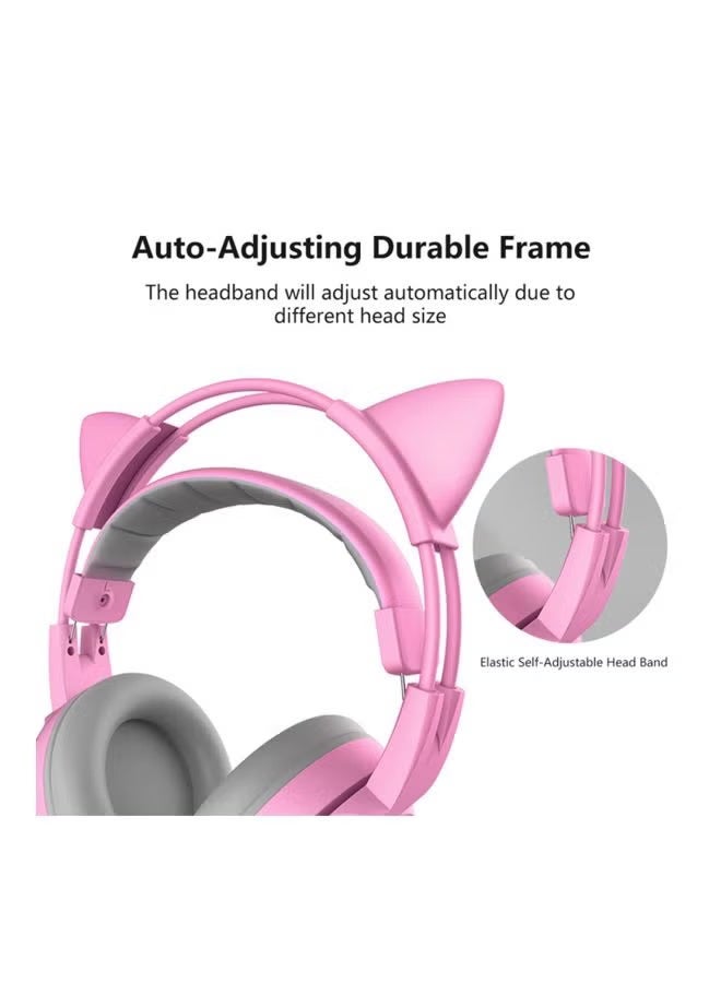Somic Over-Ear Gaming Headphones With Mic - Xbox One Pink/Grey - Image 2