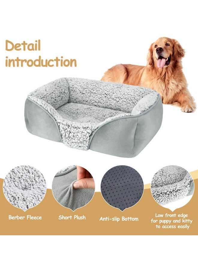 Dog Beds Small Medium Large Size Dog, Cat Beds for Indoor Cats Washable, Rectangle Calming Sleeping Warming Orthopedic Puppy Dog Beds, Non-Slip Bottom Breathable Soft Couch - pzsku/ZE0F5AA61452AFF821CA3Z/45/_/1737031624/bb358ef0-9d60-4917-aaf7-7a550a28265b