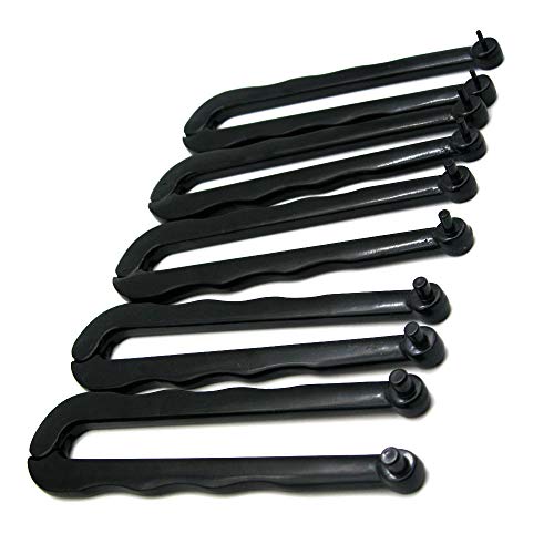 Secfanya Adjustable Face Spanner Wrench Pin Pliers For Round Nuts with Drilled Holes (3mm) - Image 1