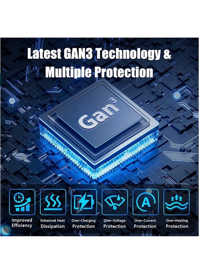 Generic - 268W 8-Port GaN Fast Charging Station – 5 USB-C PD Ports (Up to 100W) & 3 USB-A QC Ports – Simultaneous Charging for Laptops, Smartphones, Tablets, and More – Compact & Efficient Design - Image 1