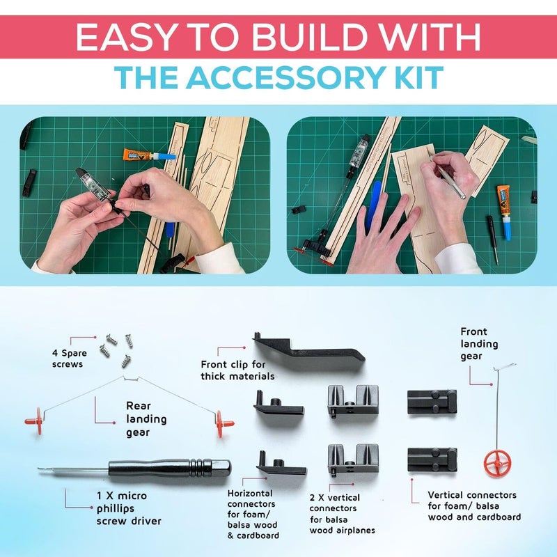PowerUp POWERUP 4.0 The Next-Generation Smartphone Controlled Paper Airplane Kit, RC Controlled. Easy to Fly with Autopilot & Gyro Stabilizer. for Hobbyists, Pilots, Tinkerers.  - Image 5