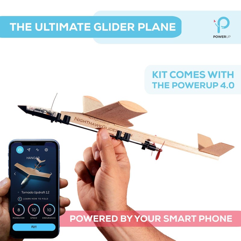 PowerUp POWERUP 4.0 The Next-Generation Smartphone Controlled Paper Airplane Kit, RC Controlled. Easy to Fly with Autopilot & Gyro Stabilizer. for Hobbyists, Pilots, Tinkerers.  - Image 4