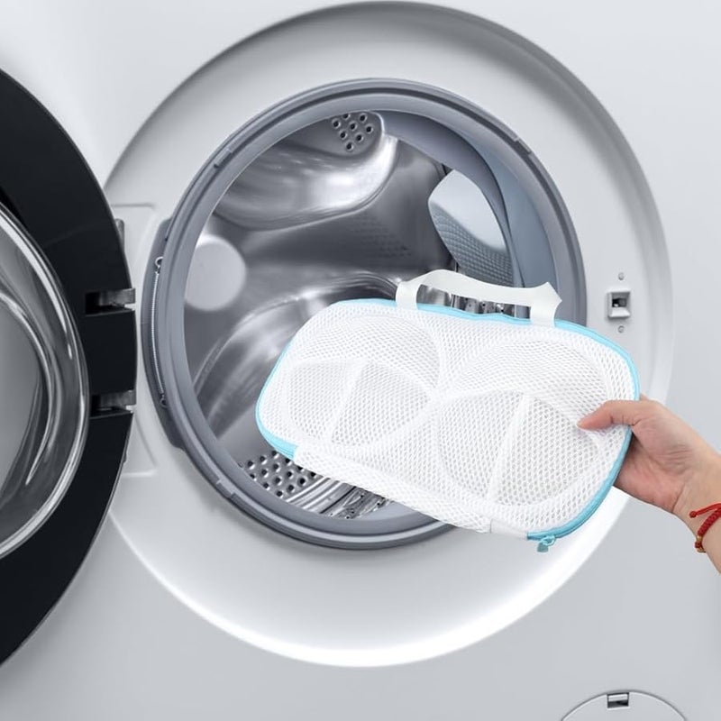 4 قطع أكياس غسيل حمالات الصدر، واقي الغسيل الشبكي للملابس الداخلية الحساسة - Image 5