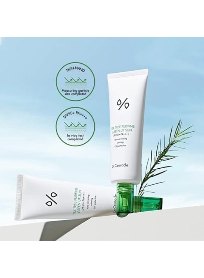 Dr. Ceuracle Dr.Ceuracle TEA TREE PURIFINE GREEN UP SUN 50ml - Image 2