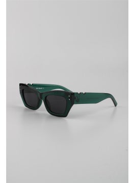 Silvio Monetti Green Matte UV400 Filter Women's Sunglasses G24SM8002R04  - Image 2