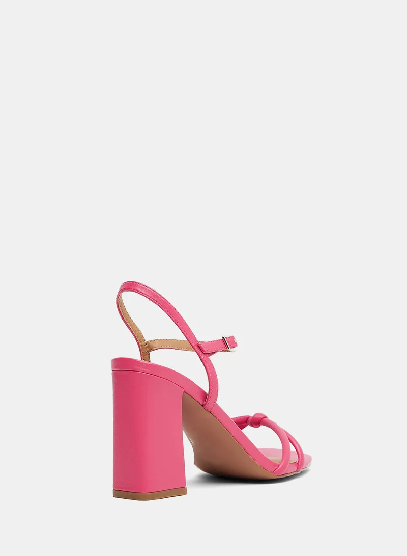 اونلي PU Block Heel Sandal