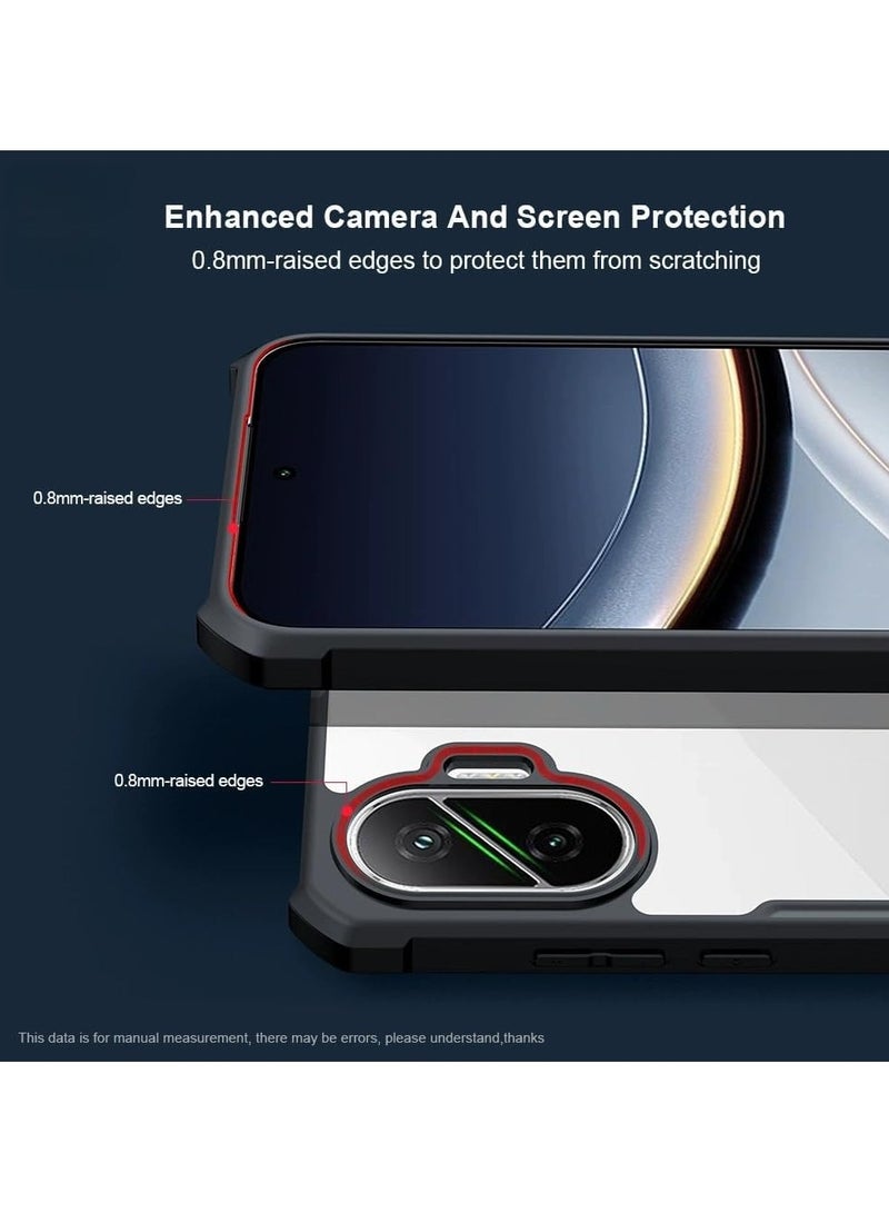 general Redmi Turbo 4 Pro 2025 Case 【4 Corners Airbag】 Redmi Turbo 4 Pro Soft TPU + Hard PC Drop Protection Case - Image 3