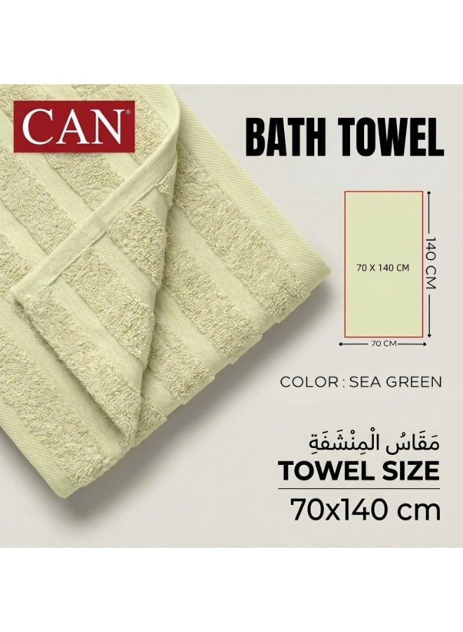 CAN Premium Microfiber Bath Towels Pack Of 4 - Ultra Soft & Absorbent Large Bath Towel 70x140cm (27.5" x 55") - Quick Dry Lightweight Towels for Bathroom, Beach, Spa, Pool, Travel (MINT GREEN) - Image 2
