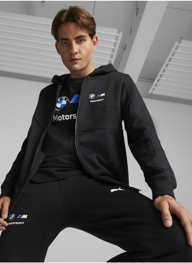 PUMA - BMW M Motorsport Mens Hooded Sweat Jacket - Image 1