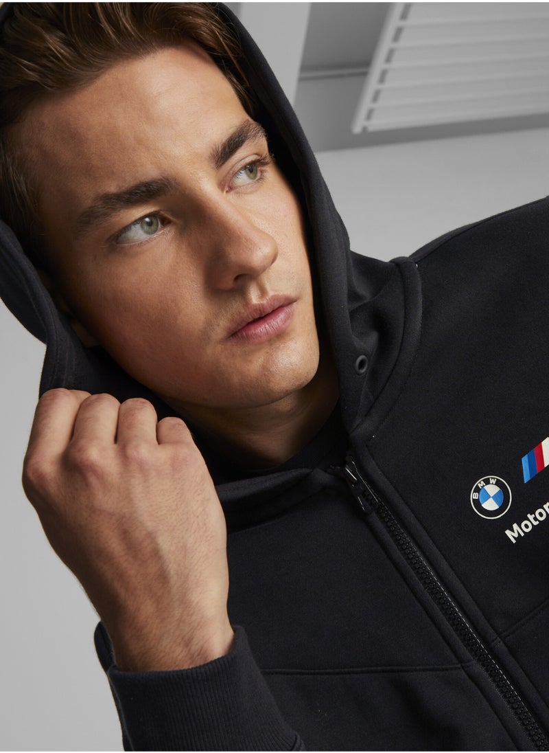 PUMA - BMW M Motorsport Mens Hooded Sweat Jacket - Image 1