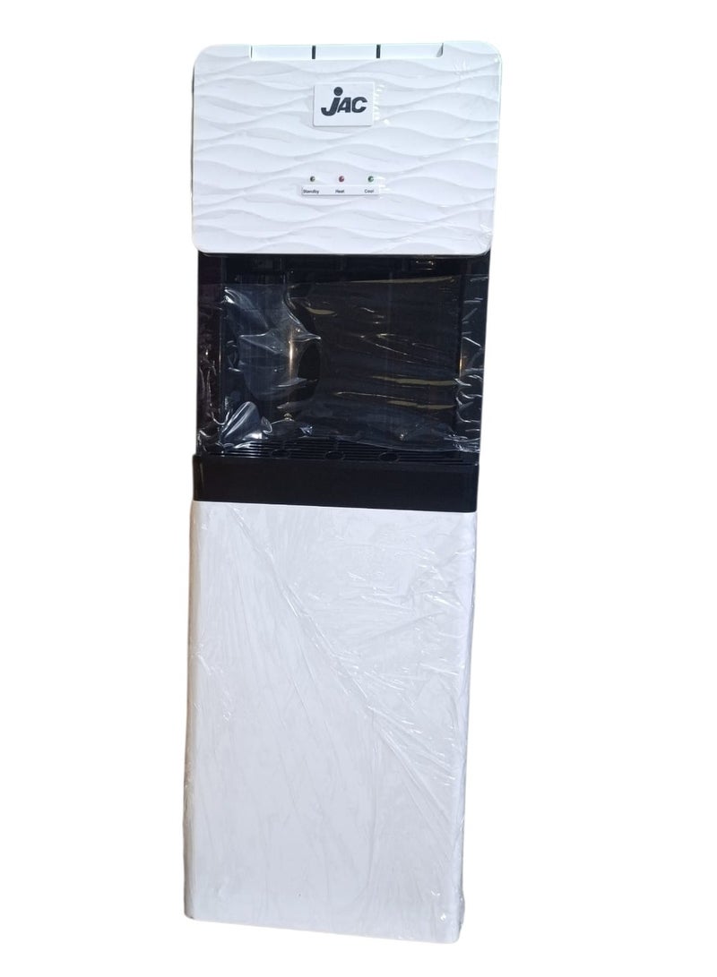 Jack Water Dispenser with 3 Taps (Cold/Hot/Light Temperature) - White/Black - Equipped with a Bottom Storage - Image 1