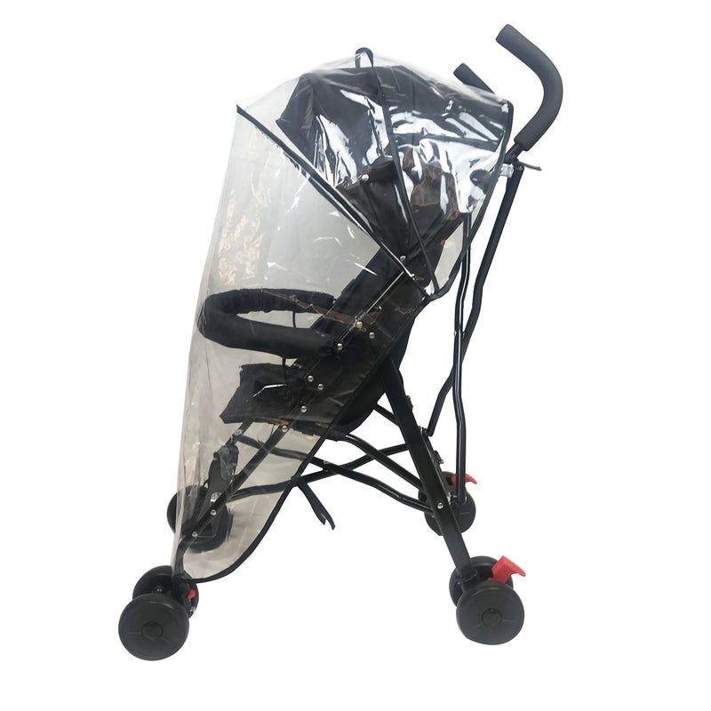 LLUFO Stroller Rain Cover Baby Stroller Cover for Toddler Umbrella Stroller,Lightweight Travel Stroller,Windproof Waterproof Weather Shield,Compact Stroller Accessories EVA Material Odourless - Image 1