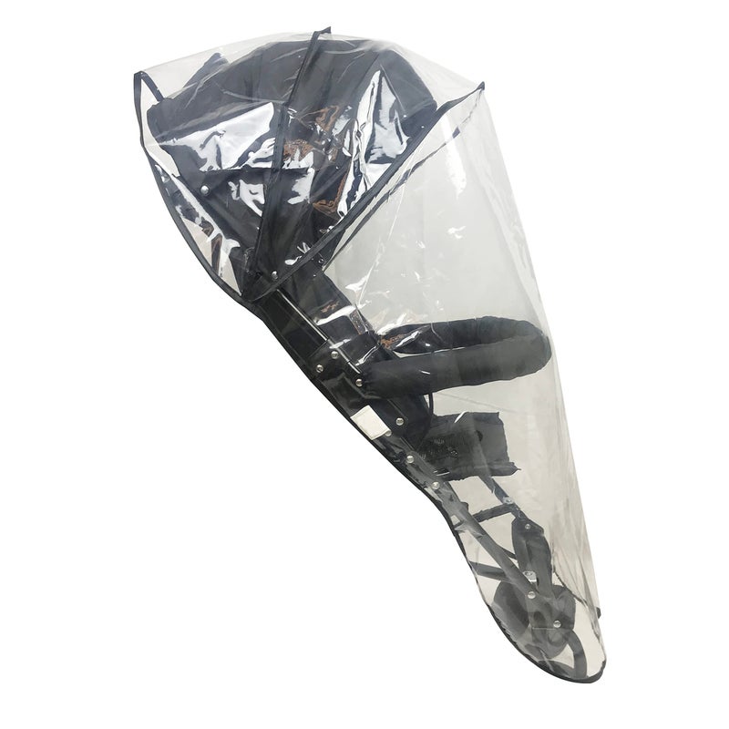 LLUFO Stroller Rain Cover Baby Stroller Cover for Toddler Umbrella Stroller,Lightweight Travel Stroller,Windproof Waterproof Weather Shield,Compact Stroller Accessories EVA Material Odourless - Image 3