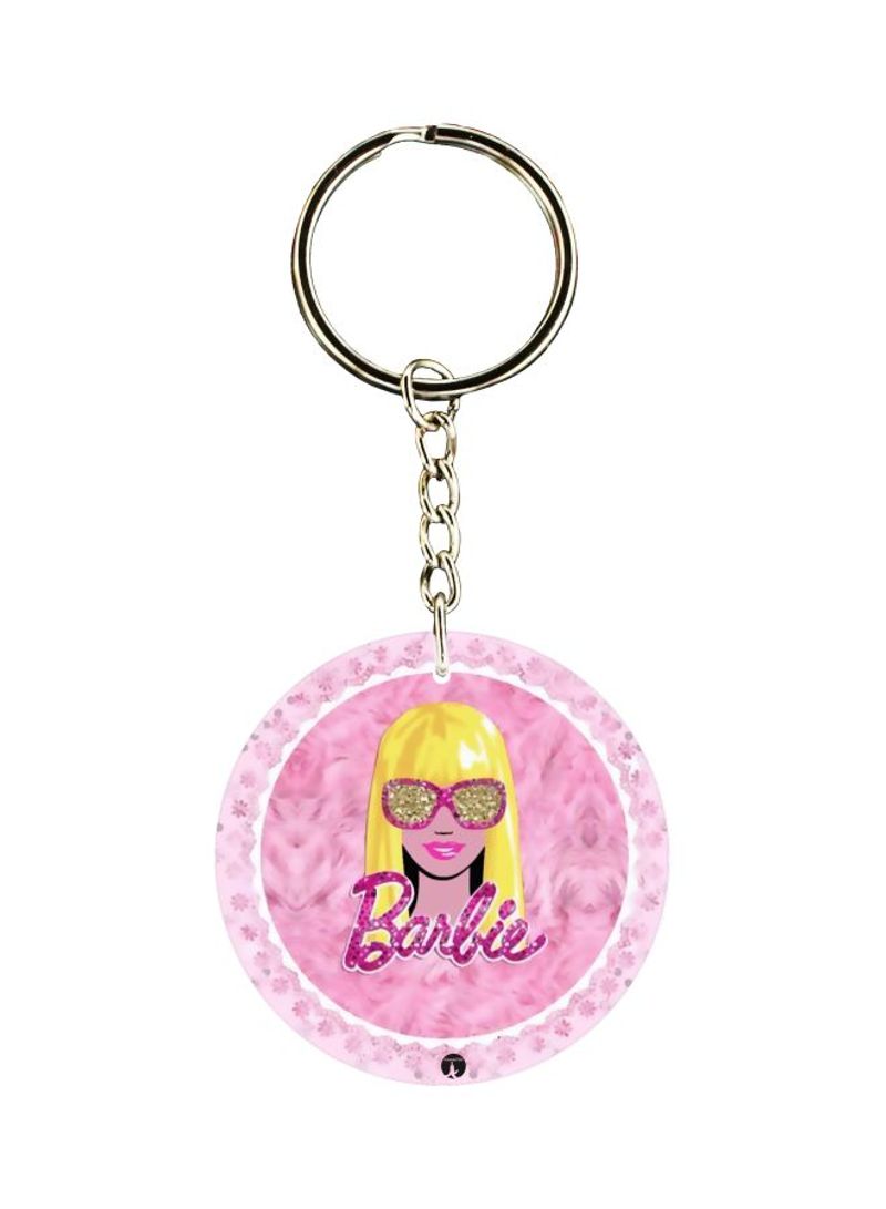 RKN Barbie Printed Dual Sided Keychain