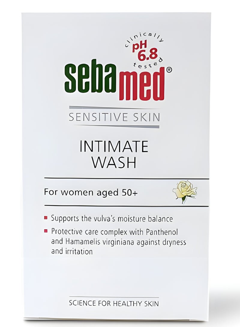 Sebamed غسول حميمي للبشرة الحساسة للنساء فوق 50 عامًا 200 مل - Image 2