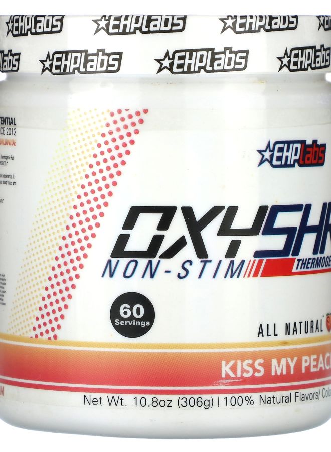 EHPLabs OxyShred Non-Stim Thermogenic Fat Burner Kiss My Peach 10.8 oz (306 g) - Image 2