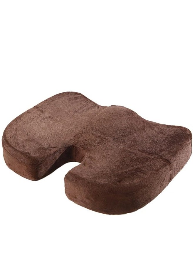 Relax Smart Seat cushion made of brown memory foam  - Image 1