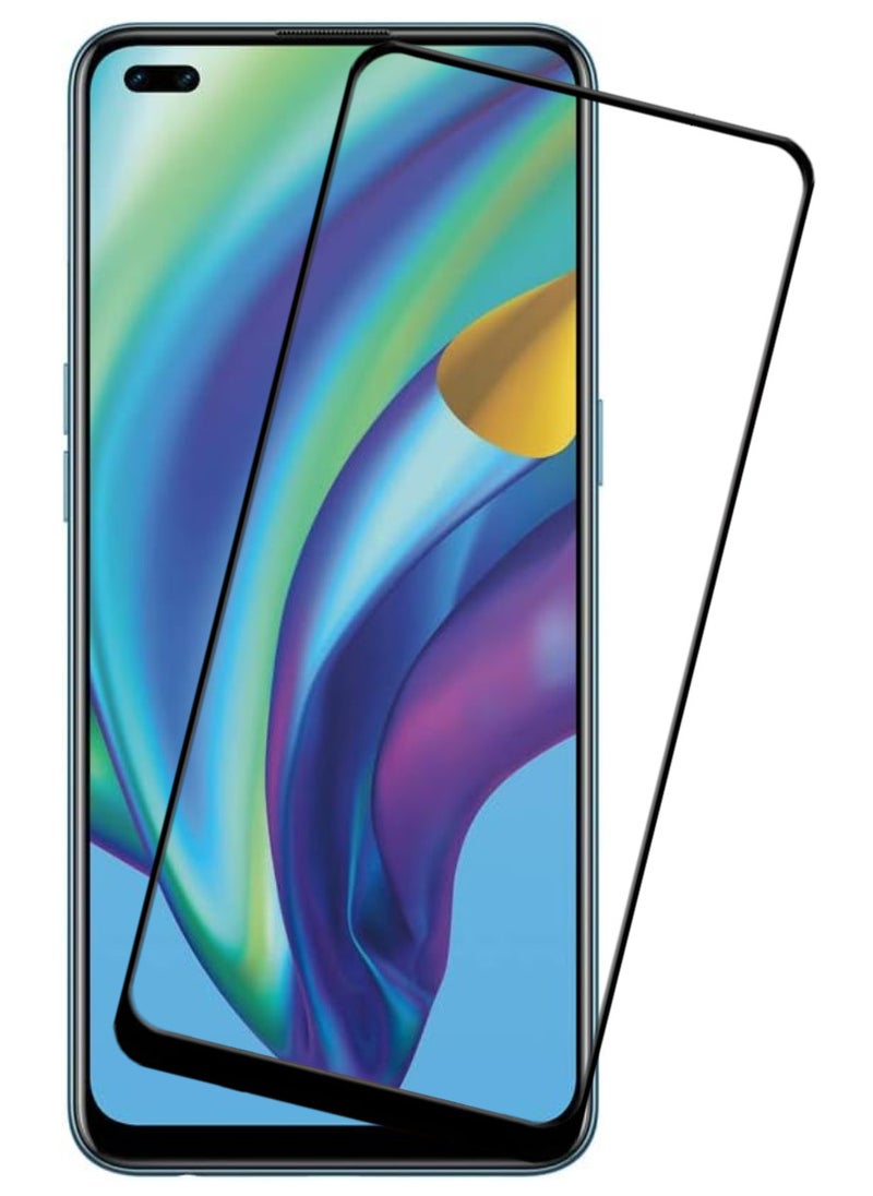 ACLIX Antistatic ESD Dustproof Premium Quality High Definition Tempered Glass Screen Protector Designed For Oppo A93 - Image 1