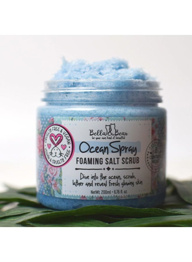 Bella and Bear Bella & Bear Ocean Spray Scrub, No Sulphates, Parabens, No Harmful Chemicals, Cruelty-Free, Vegan-Friendly, Exfoliating, 6.7oz - Image 4