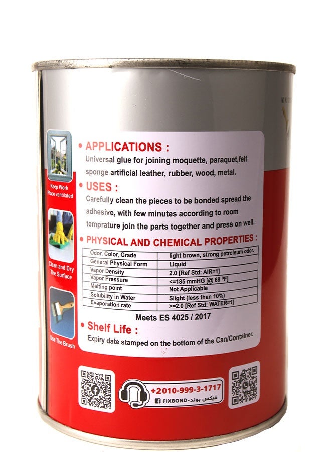 FIXBOND Strong Multi-Purpose Contact Adhesive for Wood, Rubber & Metal – 850g - Image 3