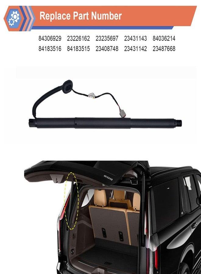 ZONFANT Left Rear Tailgate Power Lift Support Shock Strut Compatible with Chevy GMC Cadillac Vehicle 2015-2020 Suburban Tahoe Yukon, 2015-2019 Escalade Escalade ESV, Replace#84306929 84183515 84183516 - Image 2