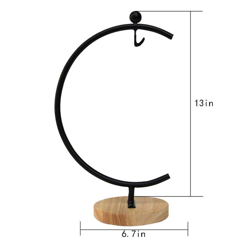 YY YEARCHY Ornament Display Stand Metal Stand Terrarium Air Plant Stand Flower Pot Holder Iron Pothook Stand for Hanging Glass Globe Ball - Image 2