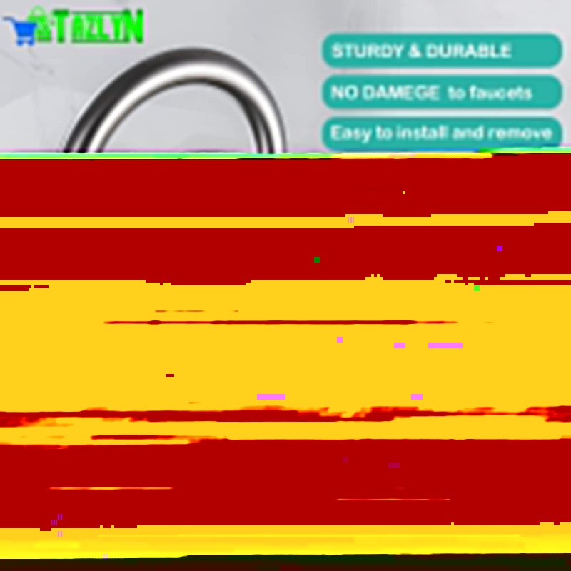 TAZLYN حامل صنبور الفولاذ المقاوم للصدأ TAZLYN لحوض المطبخ حامل صابون لحوض المطبخ حامل إسفنجة لحوض المطبخ حامل صابون للأطباق لحامل تنظيم المطبخ للأطباق - Image 2