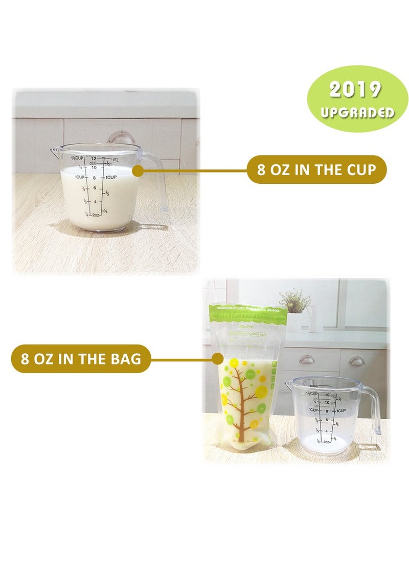 Bimirth 112 Piece Baby Self-standing Bottom Design Breast Milk Storage Bags With Double Zipper, 250 ml  - Image 5