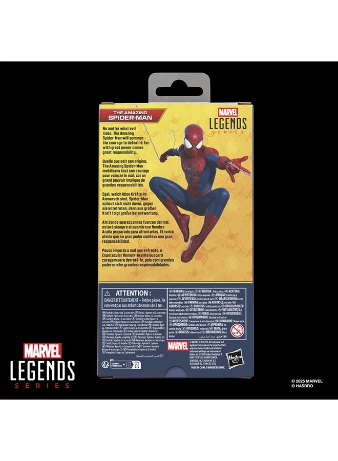 AVENGERS Marvel Legends Series The Amazing Spider-Man, Spider-Man: No Way Home Collectible 15-cm-scale Action Figure Toy - Image 4