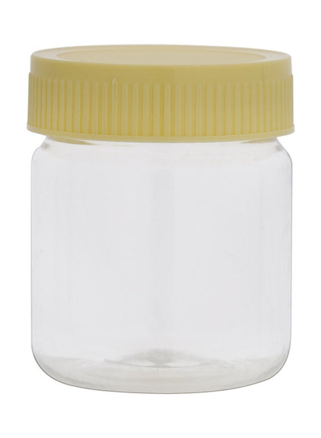 Royalford Round Air-Tight Pet Jar 100ml Plastic Container RF11093 Keeps Your Food Fresh Portable and Lightweight Healthier Choice BPA and Odour Free Leak-Proof 100ml - Image 1