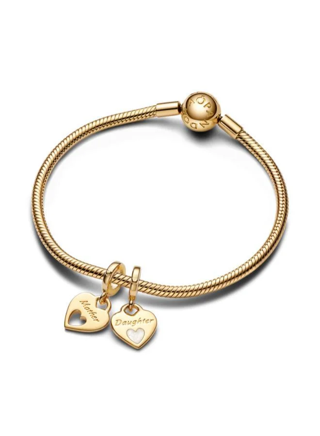 PANDORA  Double Heart Split Dangle Charm for Women | Best Price UAE