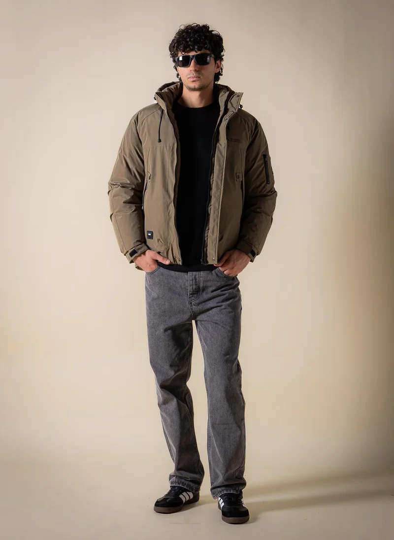 شايبس جاكيت منتفخ بغطاء رأس