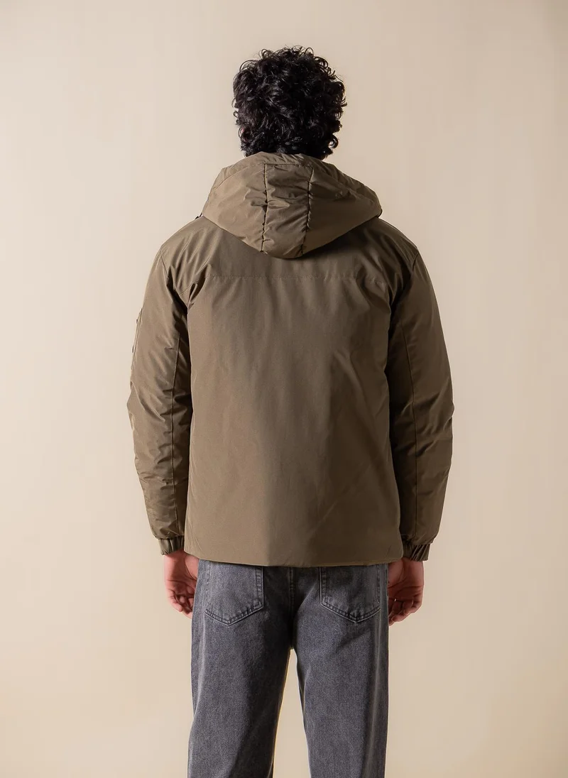 شايبس جاكيت منتفخ بغطاء رأس