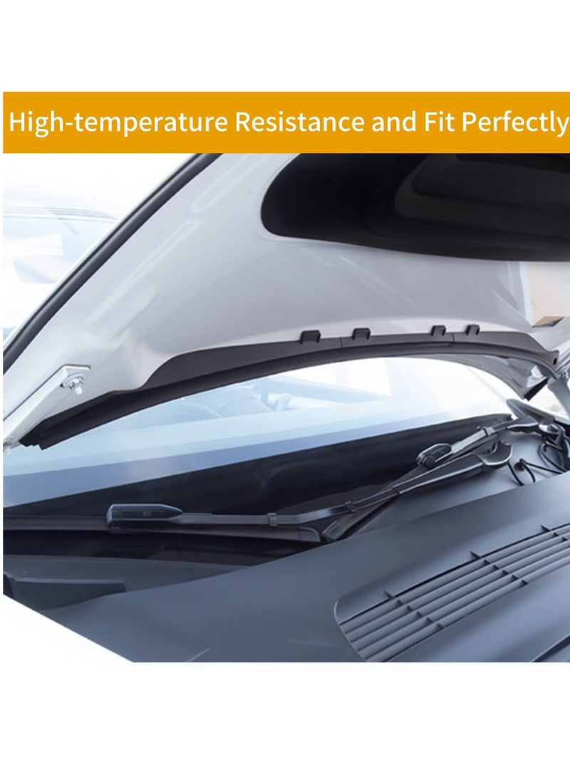 SYOSI Front Hood Weather Strip for Tesla Model 3, Rubber Seal Protector Guard Strip for Tesla Model 3 Front Hood Dust Proof Seal Strip, for Tesla Model 3 Accessories - Image 3