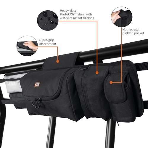 Classic Accessories QuadGear UTV Roll Cage Organizer, Black - Image 3
