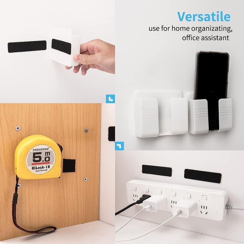 VANITYA 20pcs Hook and Loop Strips | Heavy Duty Self-Adhesive Velcro Tape 1x4 Inch, Double Sided Hook & Loop Tape for Crafting & Hanging, Strong Sticky Back Fastener for Home and Office Use - Image 2