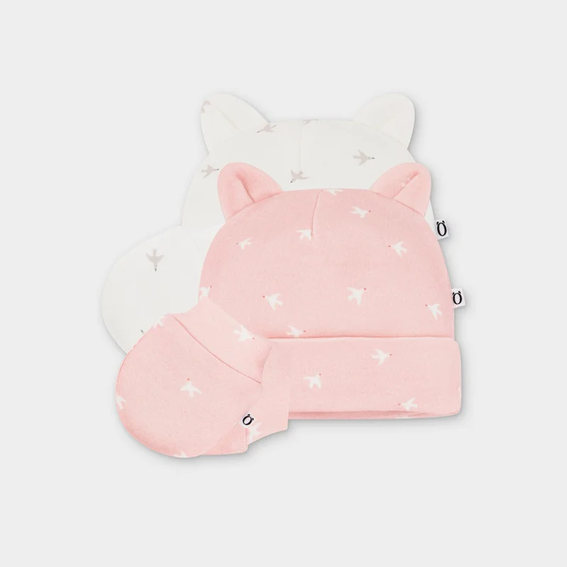 myko kids Panda Mitten & Hat Set