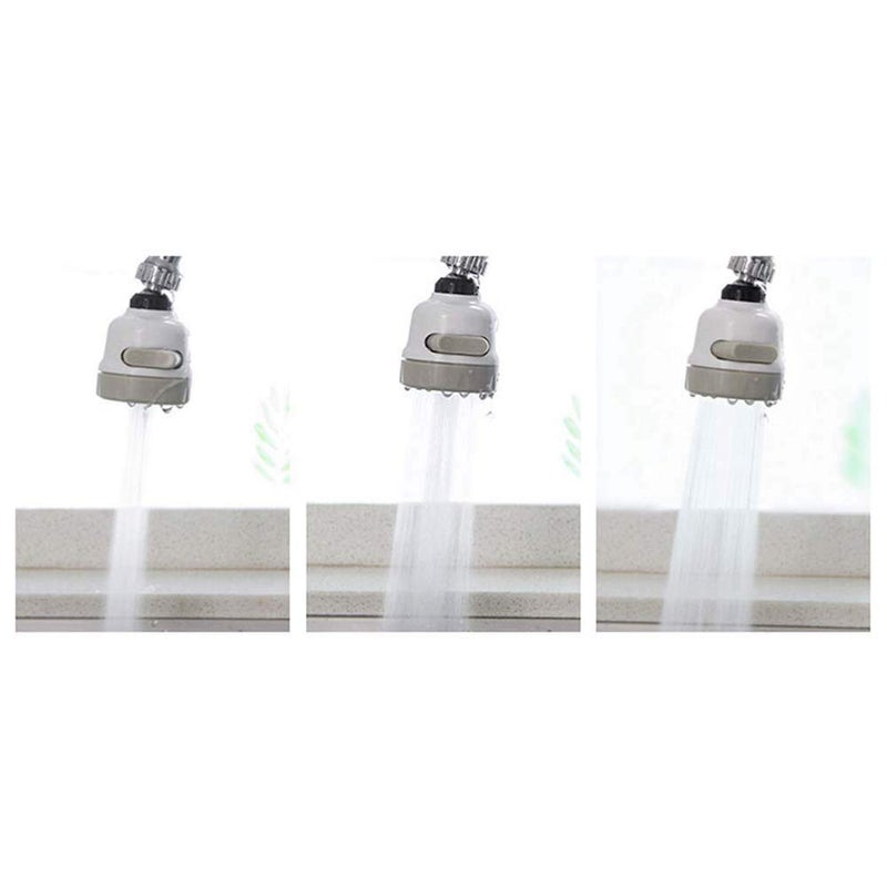 Clomana 360 Degree Rotating Water-Saving Sprinkler, Faucet Aerator, 3-Gear Adjustable Head Nozzle Splash-Proof Filter Extender Sprayer for Kitchen, Bathroom - Image 4