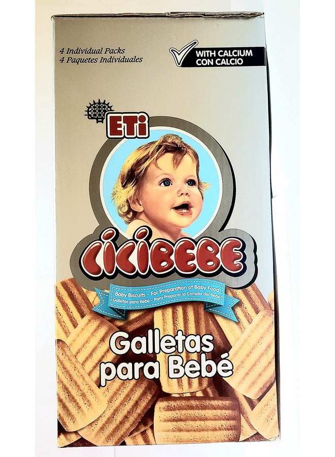 ETI Cicibebe Baby Biscuits (Bebek Bisküvisi) 1000 Gr (4X250 gr) 2.2 pounds- Lot of 1 - Image 3