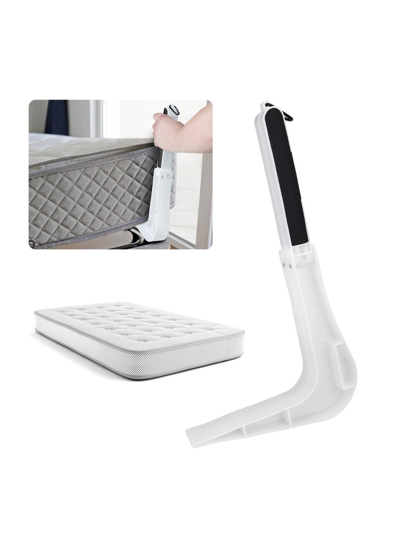SYOSI - أداة رفع المرتبة، ومصعد مائل تحت المرتبة ergonomic لتغيير الشراشف أداة رفع المرتبة | جعل السرير سهلاً أداة رفع المرتبة | أداة ترتيب السرير - Image 1